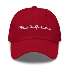 1953 1954 Chevy Belair 54 Bel Air Emblem Script Antique Car Dad Hat
