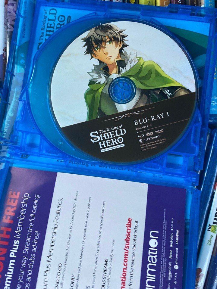 The Rising of the Shield Hero Blu-ray Season 1, Part 1+2 Complete Anime