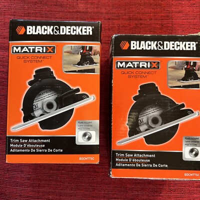 Trim Saw Attachment MATRIX BLACK+DECKER BDCMTJS  - other available c my listing