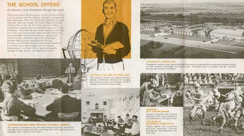 Milton Hershey Private School for Boys Hershey PA Vintage Brochure B&W Photos - Picture 3 of 3