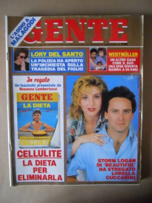 GENTE 17 1991 Lorella Cuccarini Lory Del Santo Joanna Johnson Simona Tagli M23