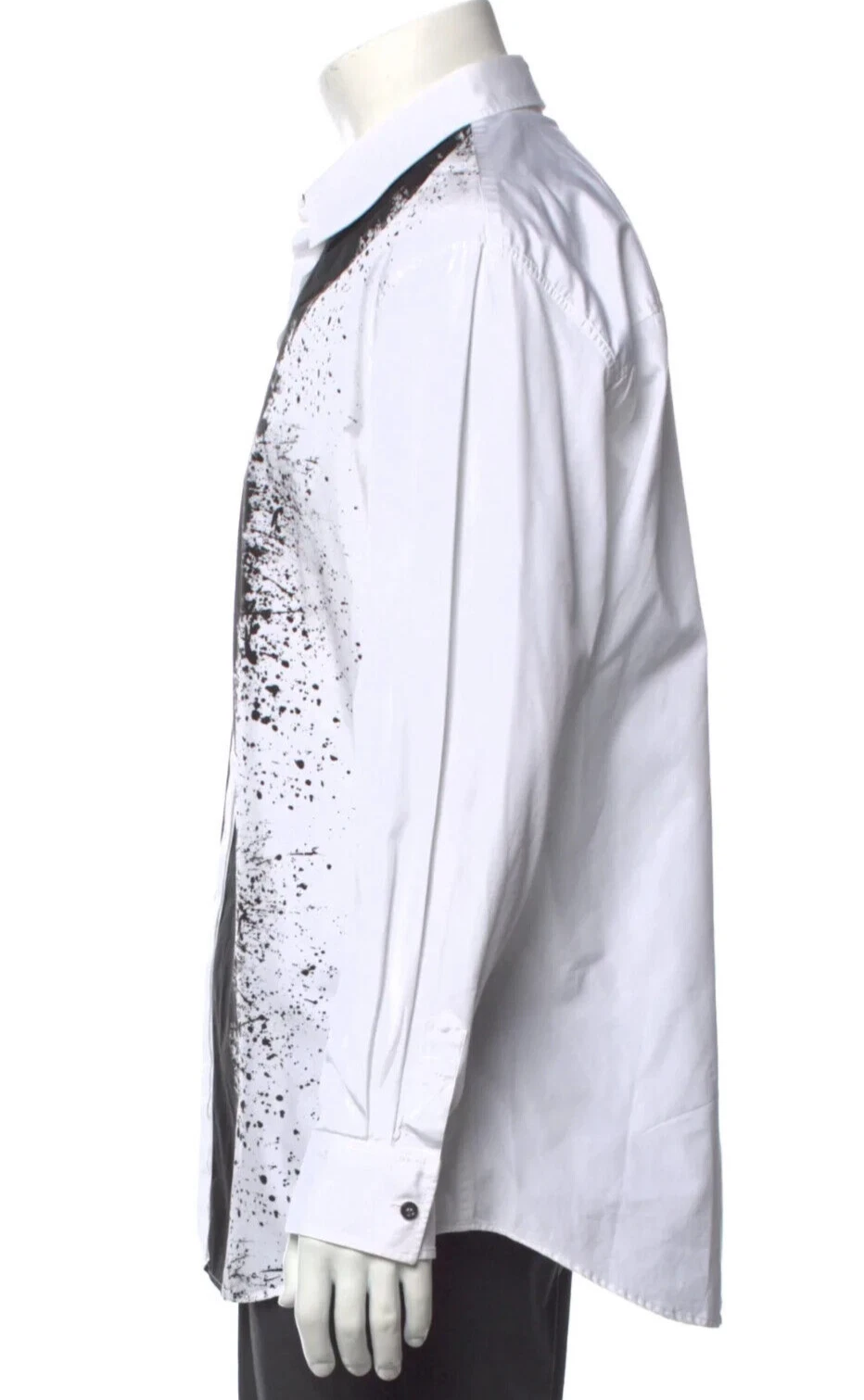 CAMICIA Abito MANICHE Lunghe da Uomo DSQUARED2 Cotone STAMPATO