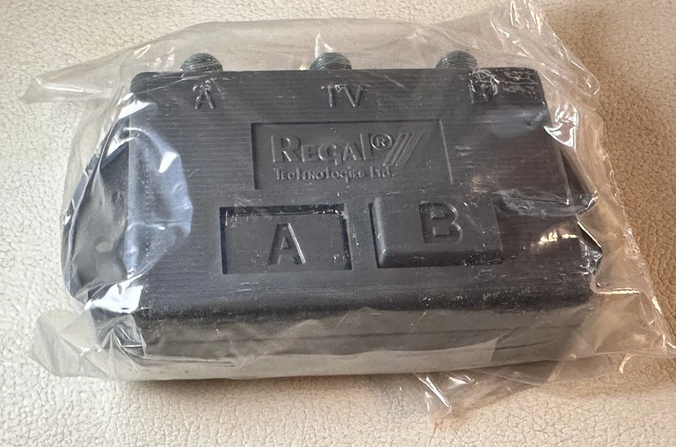 New Regal Technologies RABS-10 Switch FOR TV A / B Switch Coax CABLE ANTENNA - Image 2 of 4