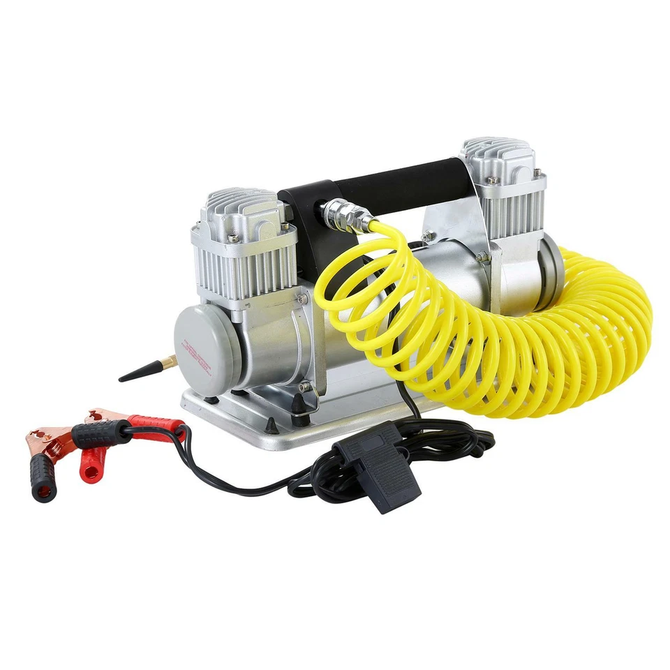 12V DC 600W Professional Heavy Duty Air Compressor Garage Inflator Car Tools - Image 3 of 4