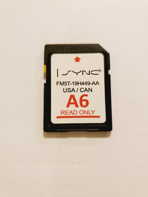 Ford Lincoln I SYNC GPS Navigation SD Card A6 - USA and Canada. FM5T-19H449-AA