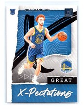 2020-21 Donruss Basketball #23 Nico Mannion Great X-Pectations Warriors