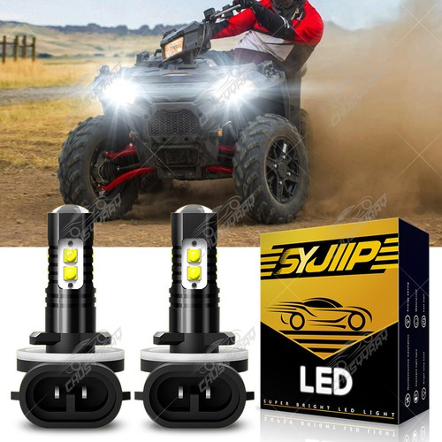 Faros LED de haz alto/bajo para Polaris Ranger 400 500 570 blanco xenón 881 - Imagen 3 de 12