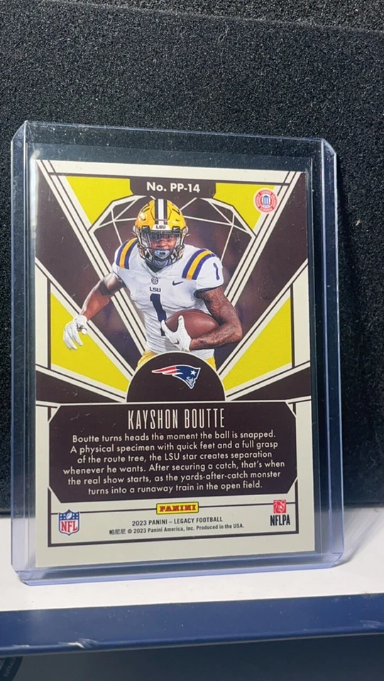 2023 NFL LEGACY RC KAYSHON BOUTTE PRIZED PROSPECTS 11/25 Rookie Card !! - Image 4 of 4