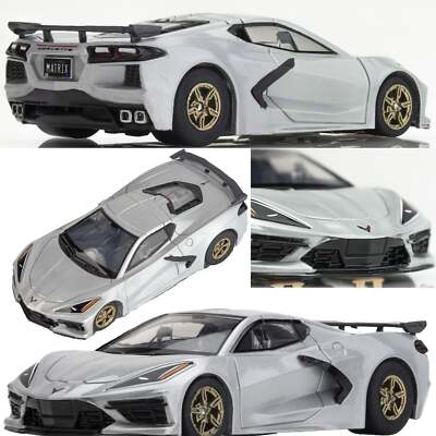 AFX 22095 Corvette C8 Silver HO Slot Car MegaG+ for Auto World | eBay