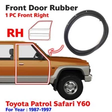 Door Rubber Weatherstrip Front RH Fits Nissan Patrol Safari Y60 GQ 1987-97 P05