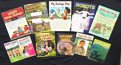 3rd - 4th - RIGBY - Level Q - STUDENT READERS (11 BOOKS and FOLDERS) (2020)