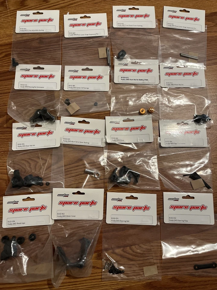 Caster Racing Fusion 遥控哈士奇 2WD S10B 零件套装 192 包车身轮胎 + 更多 — 第 4/4 张图片