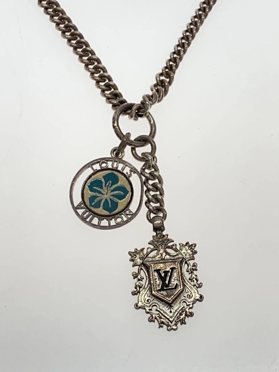 LOUIS VUITTON（LV） Collana LOUIS VUITTON SLV con top donna Mp0128 Pandantif Victoria usata