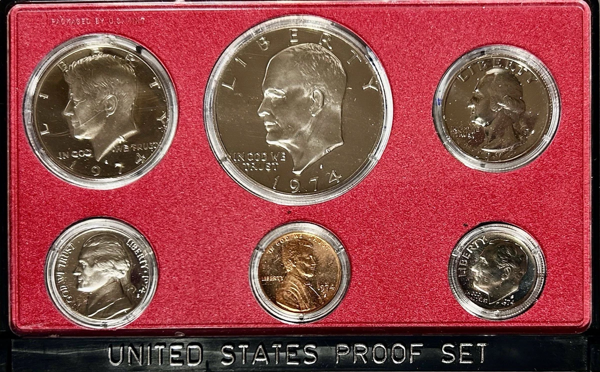 1974年 アメリカ合衆国クォーター 3枚セット Uncirculated San Francisco 1974 US Coin Mint Sets for sale | eBay