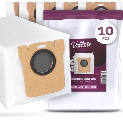 10x Staubsaugerbeutel für Dreame Bot S10 Pro Xiaomi X10 X20 L10 L20 Ultra Prime