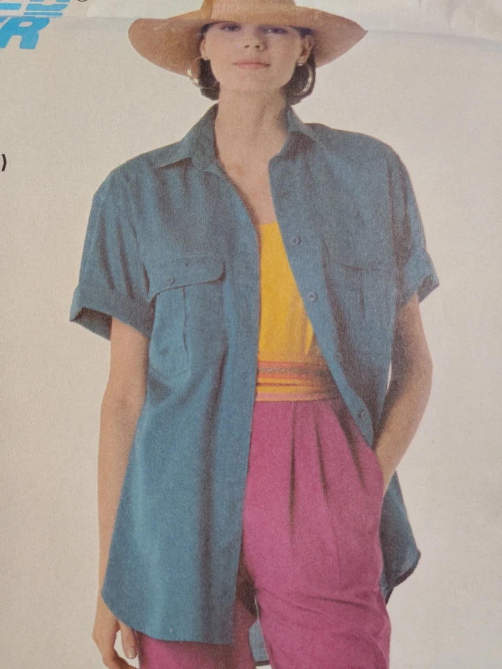 Simplicity Super Saver 8695 Sewing Pattern Shirt Pants UC Ladies 16 18 20 Loose - Image 3 of 4