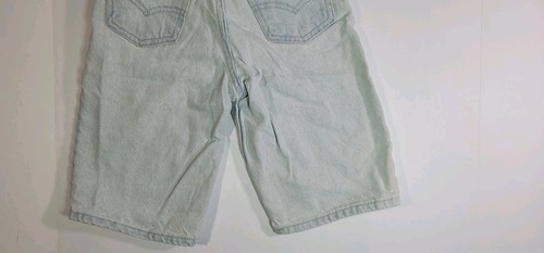 Vintage Levis 550 Denim Jean Shorts Kids Youth 10 Relaxed Fit Blue - Picture 3 of 9
