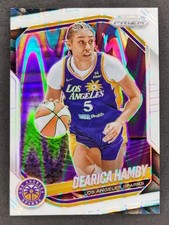 2025 Panini WNBA Prizm DEARICA HAMBY White Seismic Prizm #39 Los Angeles Sparks