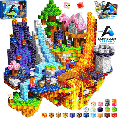 Magnetische Bausteine 150 Teile Spielzeug ab 4 Jahre Ostern Halloween Geschenk