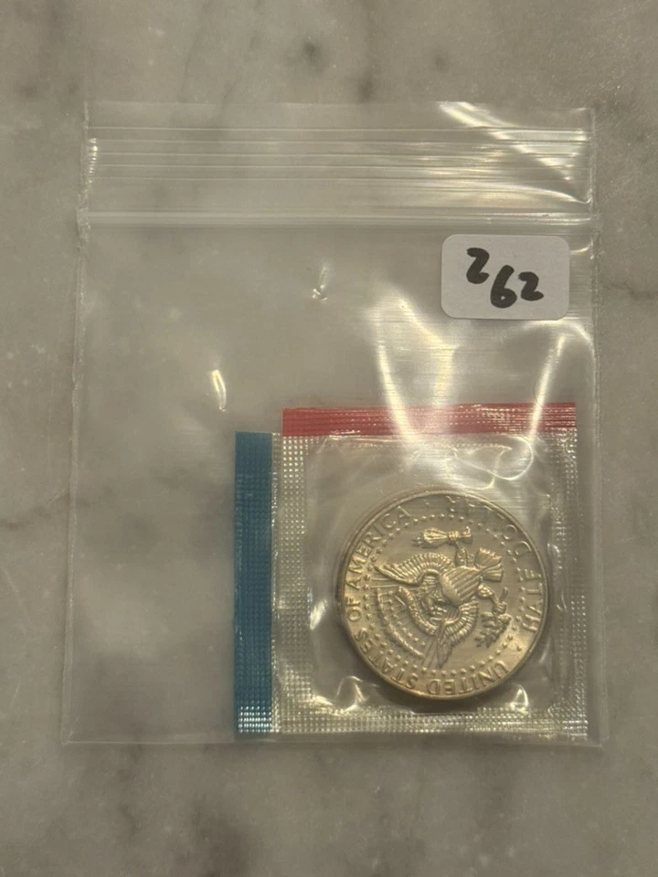 1978 P D Kennedy Commemorative Half Dollar - BU - Mint Cello - Image 3 of 3