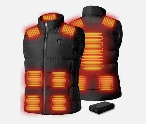 Mens Heated Vest L/XL 16000mAh Battery Included Electric Warming Jacket Winter - product listing photo