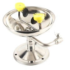 Stacje do płukania oczu zamontowane na kranu awaryjna stacja do mycia oczu