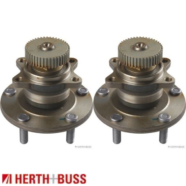 2X Radlagersatz Herth+Buss Jakoparts J4715019 2 Radlager Satz Links Rechts-image