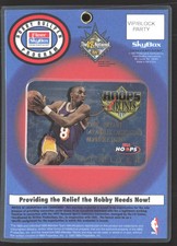 1997-98 SkyBoxNBA Hoops Frequent Flyer Kobe Bryant 18th National VIP Pass