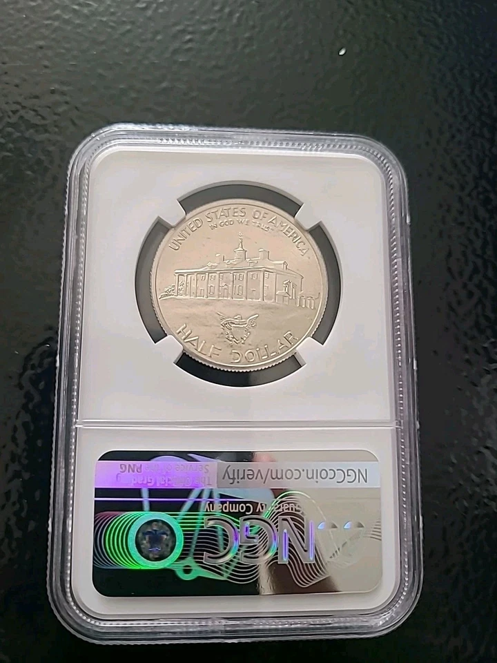 1982-D George Washington NGC MS66 Commemorative Half Dollar Silver Coin - Image 4 of 4