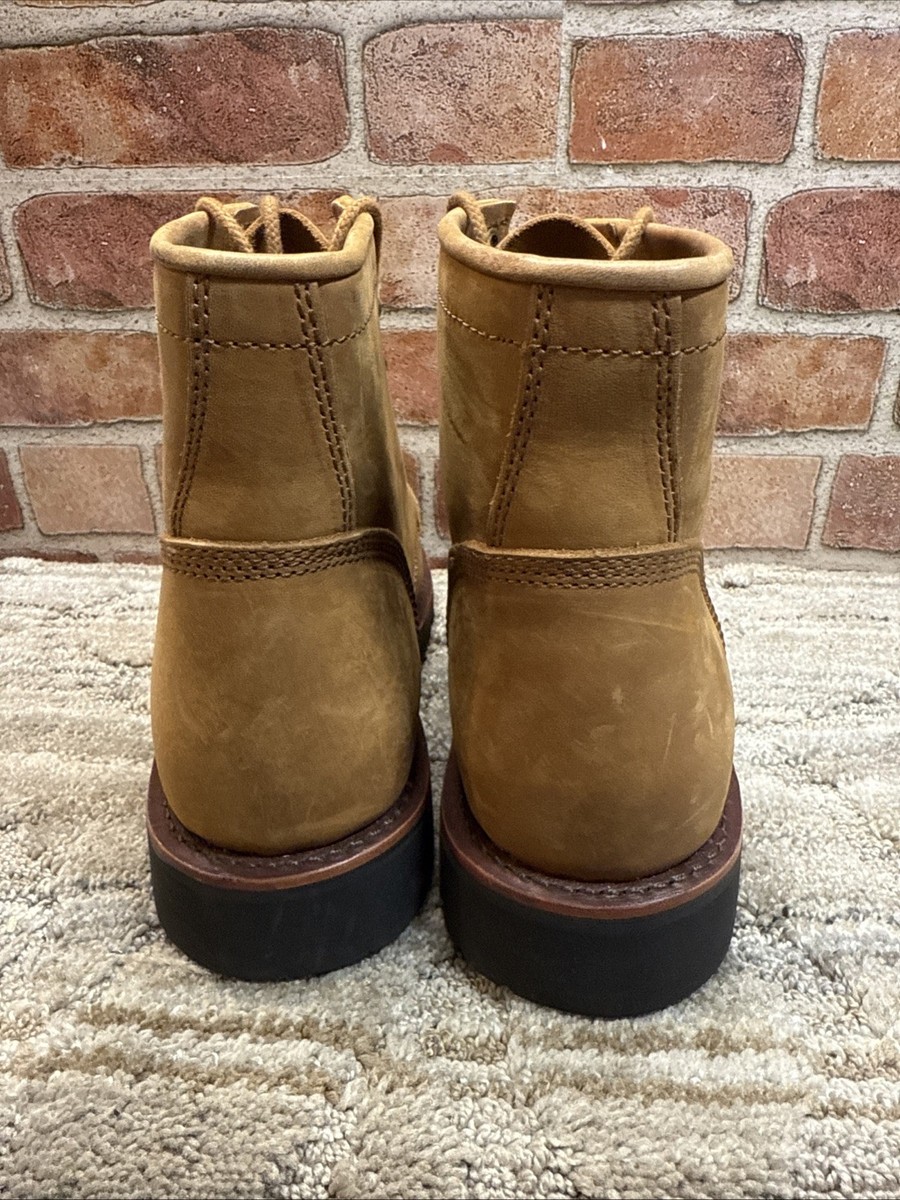Chippewa MC2069 Brown Leather Steel Toe Work Boots Men display picture 3