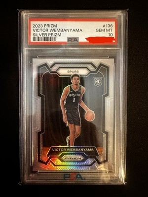  CHASER PACK  Victor Wembanyama Silver Prizm Rookie PSA 10 Chaser Pack *READ*