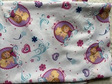 Frozen Toddler Bed Top Sheet Pink Anna Elsa