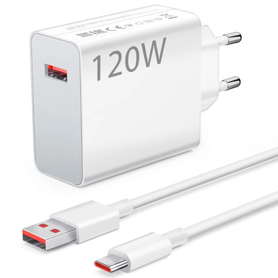 Xiaomi 120W Schnell Ladegerät Netzteil 6A USB-C Kabel Redmi Note10/11/12Pro K60