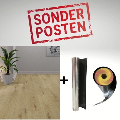 Sonderposten Kaindl Laminat 16,8 m² inkl. Trittschalldämmung KlickLaminat Eiche