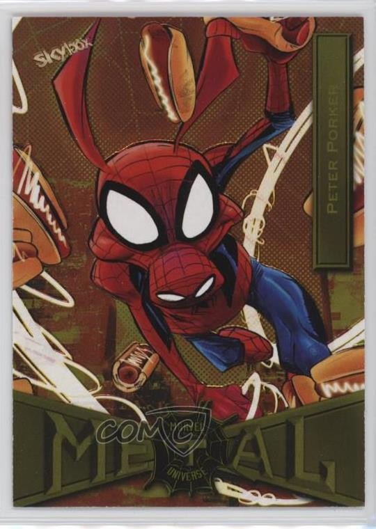 2022 Marvel Metal Universe Spider-Man Yellow Light FX Peter Porker #65 02l5