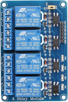 4 Channel DC 5V Relay Module for Arduino Raspberry Pi DSP AVR PIC ARM