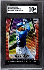 2019 Panini Chronicles #3 Fernando Tatis Jr Titan Ruby Wave Prizm /199 SGC 10 RC