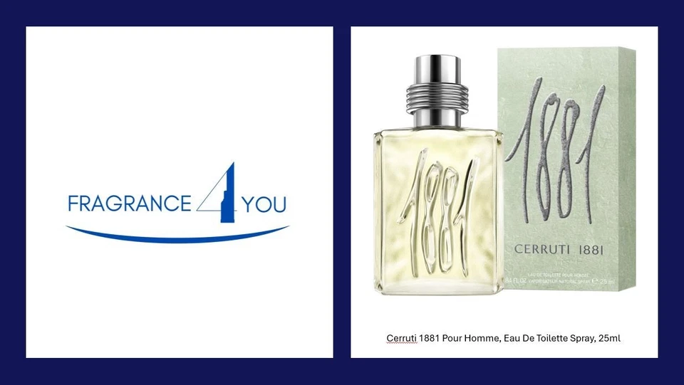 Cerruti 1881 Pour Homme, Eau De Toilette Spray, 25ml