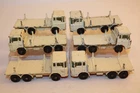 Six (6) Vintage 1960's Matchbox Lesney DAF Girder Trucks #58 BPW