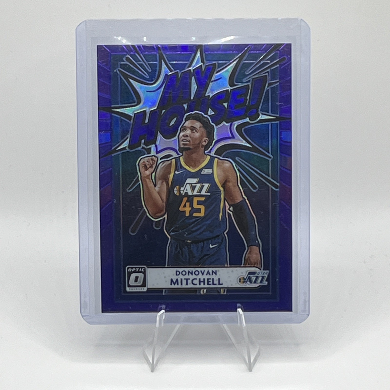 2020-21 Panini Donruss Optic - My House! Donovan Mitchell #10 Purple Prizm