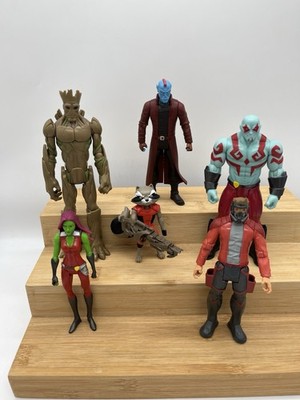 Marvel Guardians of The Galaxy Action Figures Gamora Groot Rocket Drax Star-Lord