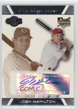 2007 Topps Co-Signers Gold 173/200 Josh Hamilton #120 Auto 05k6
