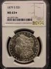 1879 S U.S. Morgan Silver Dollar  NGC MS 63 * STAR  Gorgeous Silver Dollar