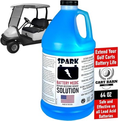 Golf Cart Battery Restore Liquid Solution - Restore - Repair - 6, 8, 12 Volt