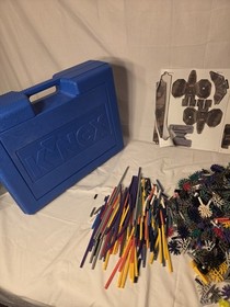 Red Knex Large Storage Case with Large Amount of K'nex Also Some Manuals