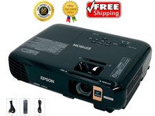 Epson EX7235 3LCD Projector 3000 ANSI Home Theater 1080i HDMI Wireless w/Bundle
