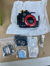 Waterproof Underwater Diving 195FT/60M Housing Case for Olympus TG-5 Camera