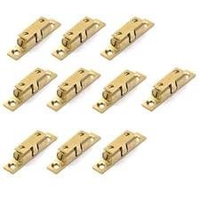 42mm Furniture Cabinet Door Brass Dual Ball Roller Catch Latch 10 Pcs