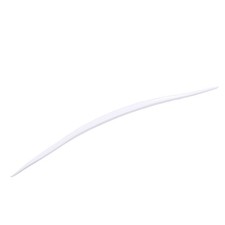 Universal Fit Rear Trunk Lip Durable White Adhesive Spoiler For Sedans