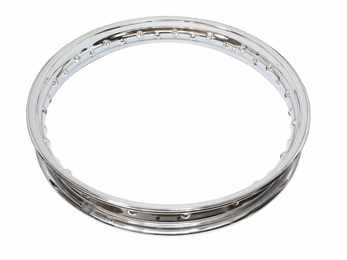 Jante arriere acier chrome 1.85x18 de qualite superieure pour MZ TS150 et ES125